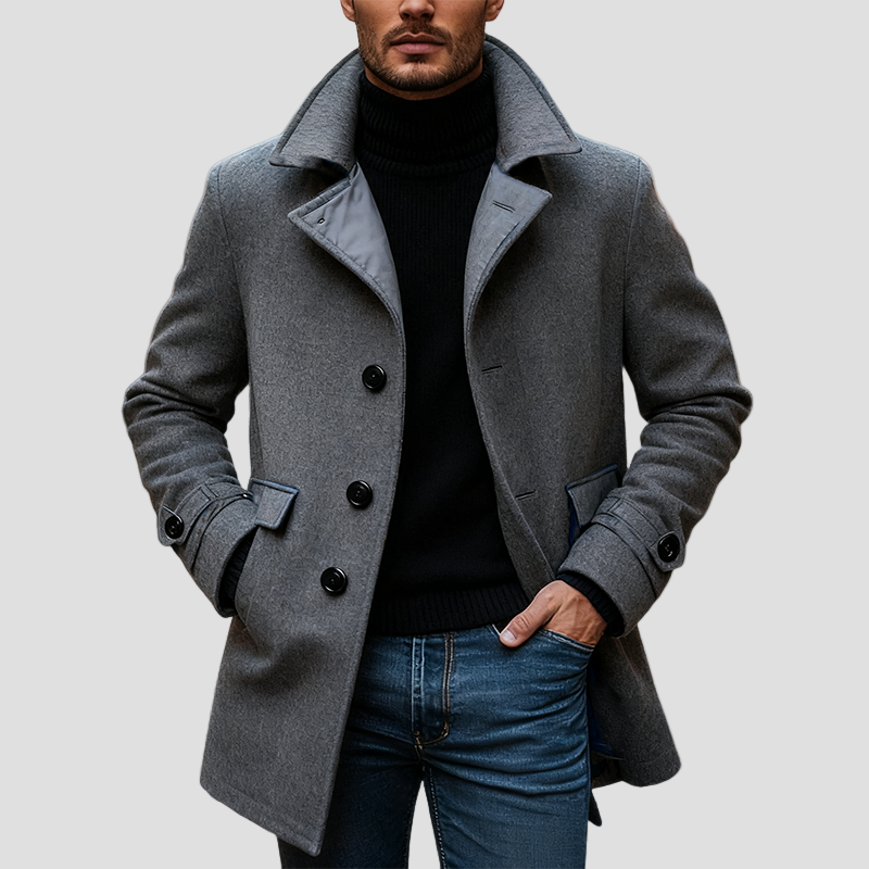 Ephraim | Wool Mid Coat