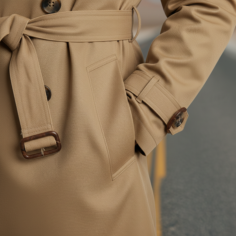 Harvey | Twill Cotton Trench Coat
