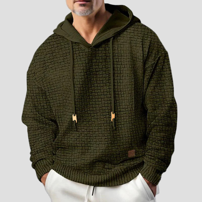 Callen | Casual Solid Color Long Sleeve Hoodie