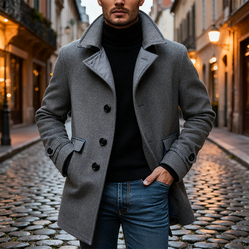 Ephraim | Wool Mid Coat