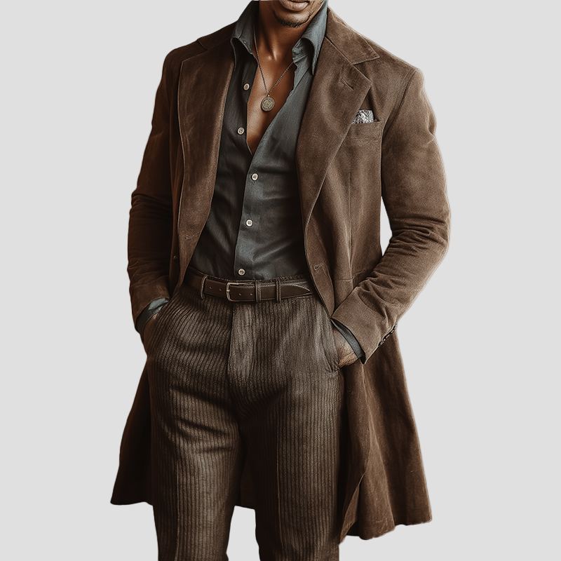 Colby | Vintage Suede Mid Coat