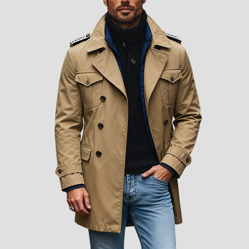 Wesley | Cotton Mid-Length Coat