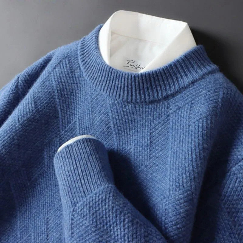 Miles | Elegant Men’s Cashmere Sweater in Various Colors