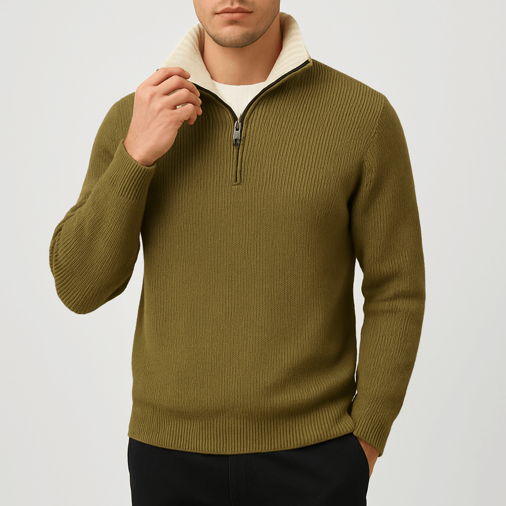 Ben | Alpine Quarter-Zip Sweater for Men
