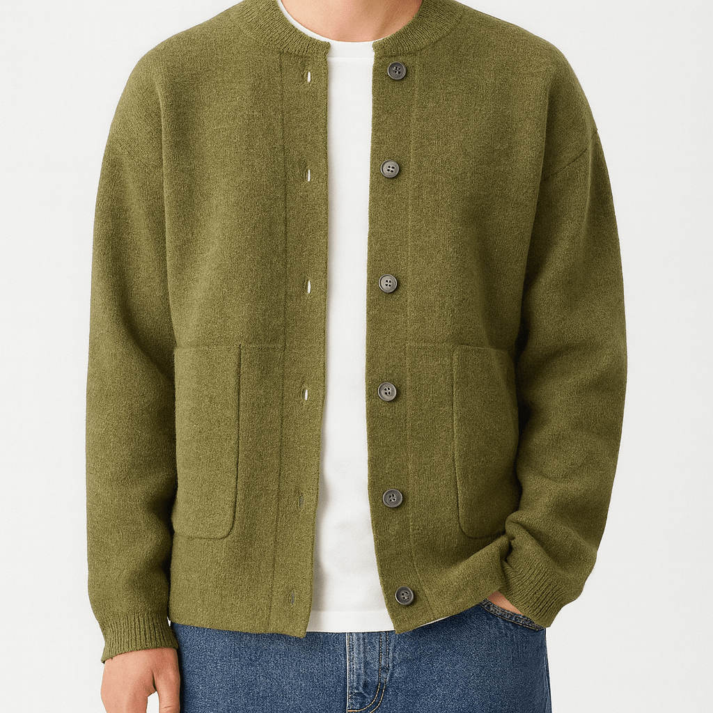 Jake | Casual Knit Button Cardigan for Men