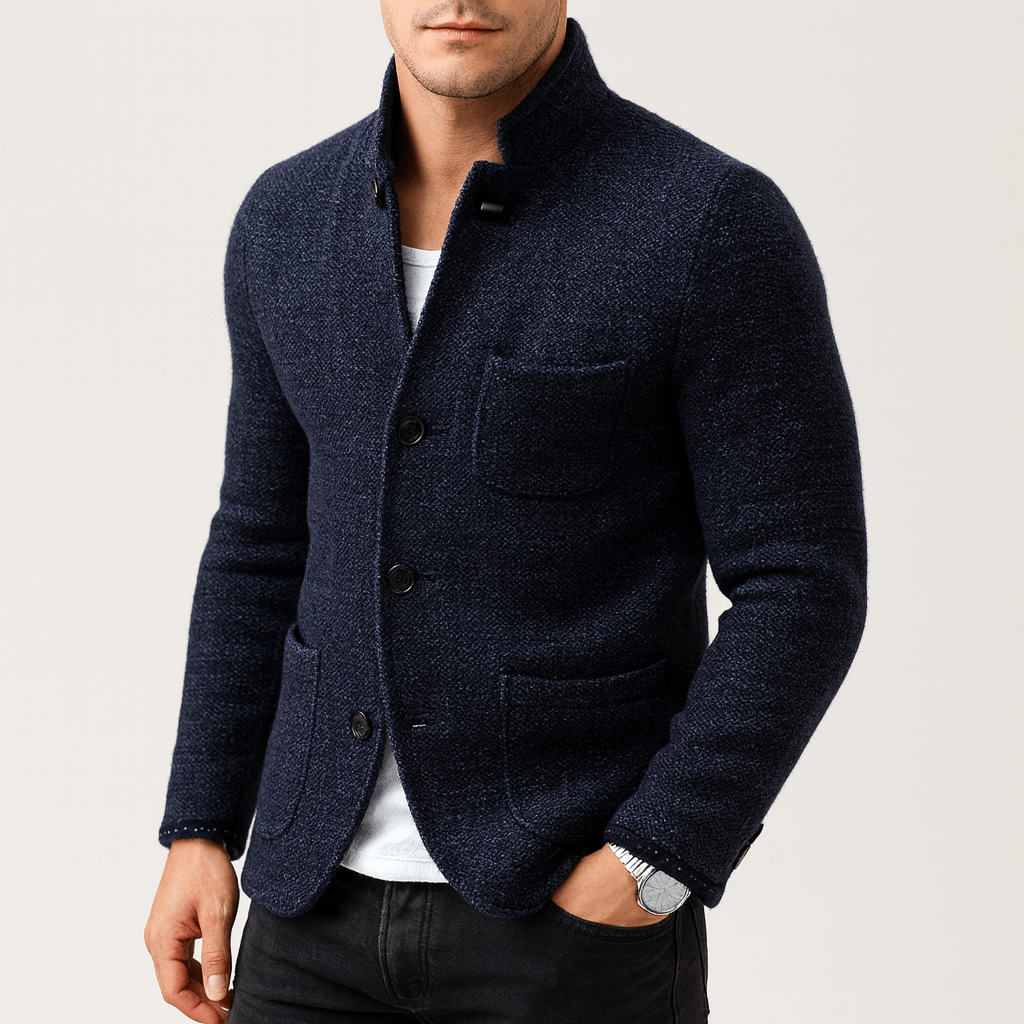 Mike | Chunky Knit Cardigan with Buttons