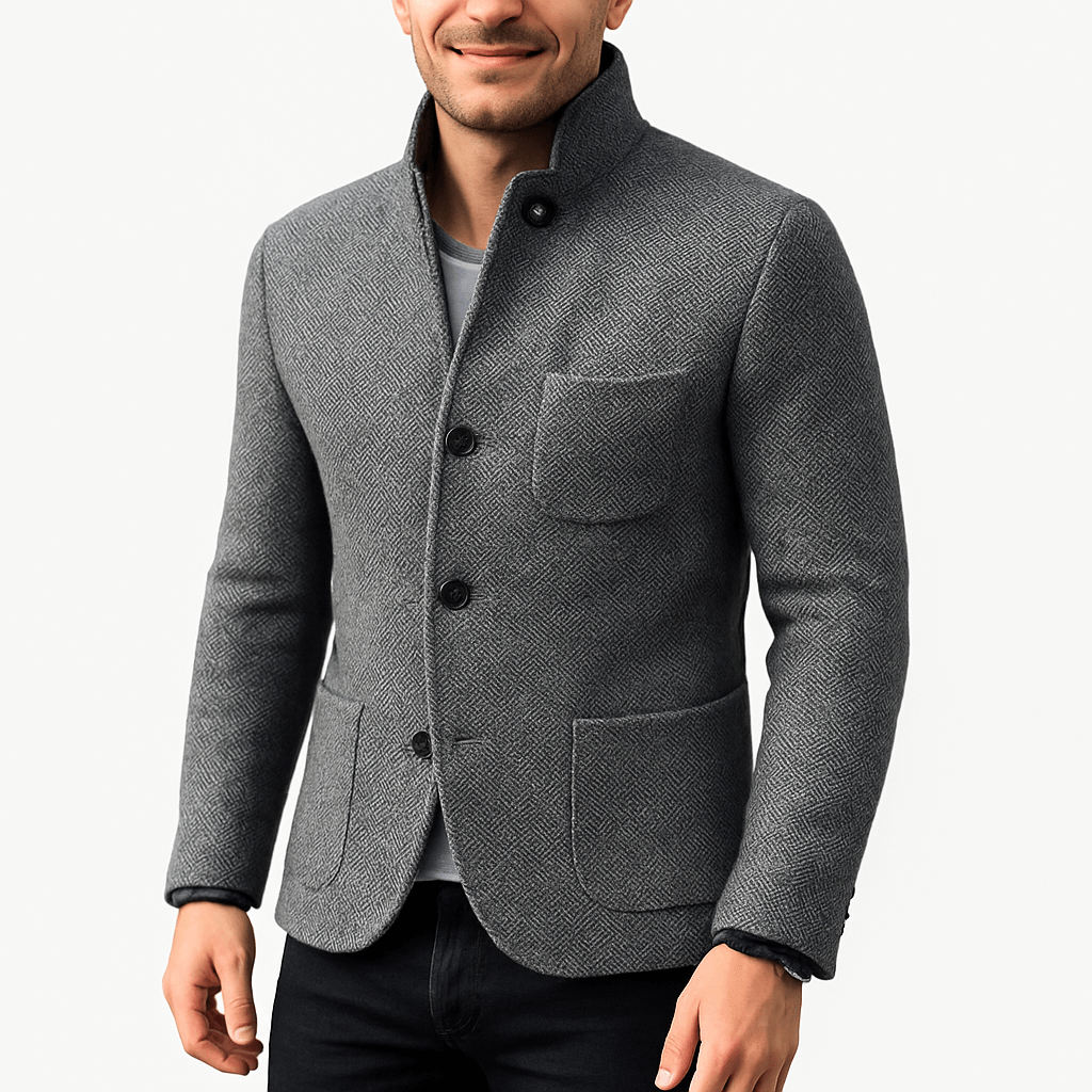 Mike | Chunky Knit Cardigan with Buttons
