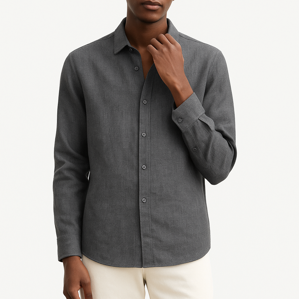 Ethan | Classic Linen Shirt for Men