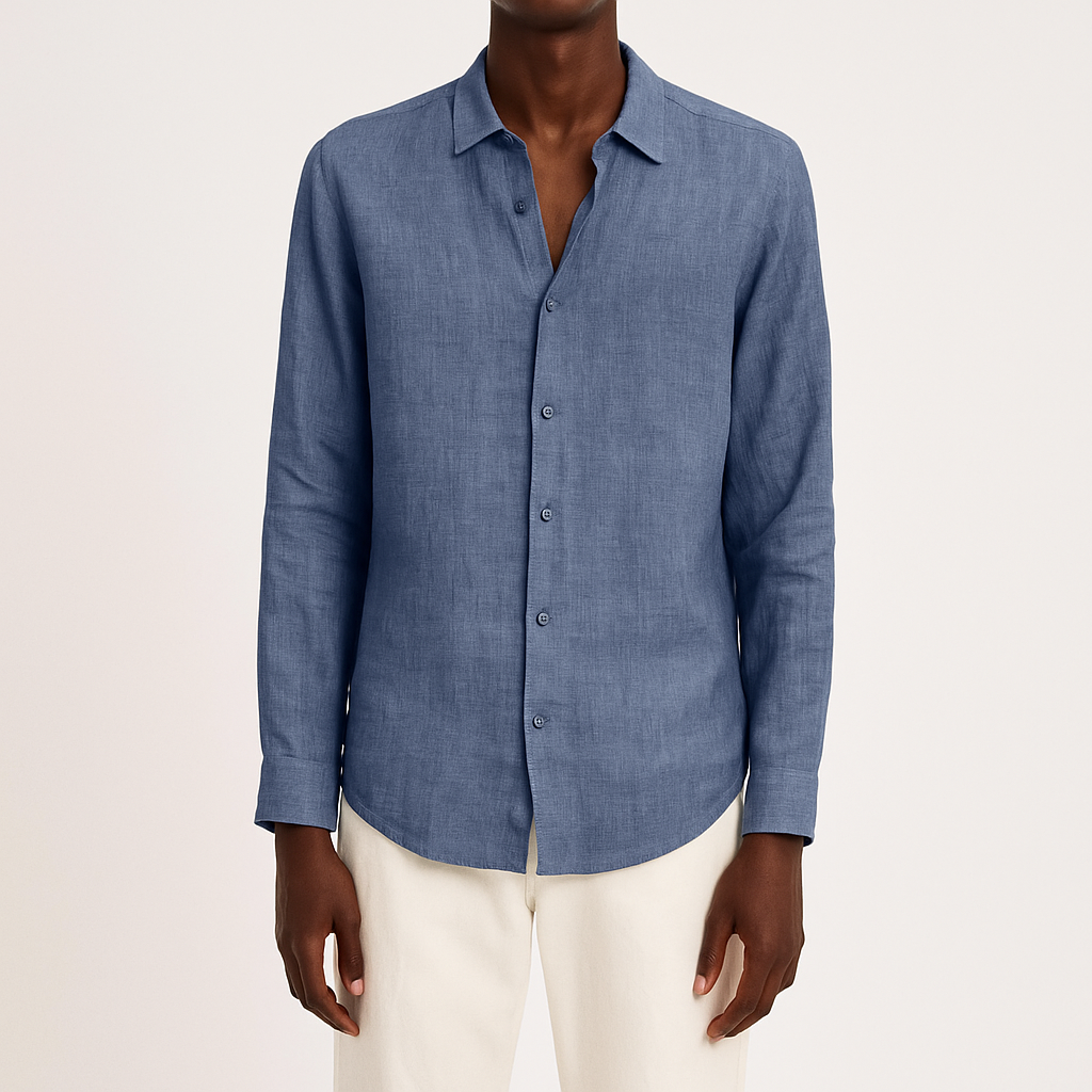 Ethan | Classic Linen Shirt for Men