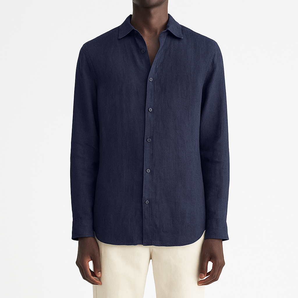 Ethan | Classic Linen Shirt for Men