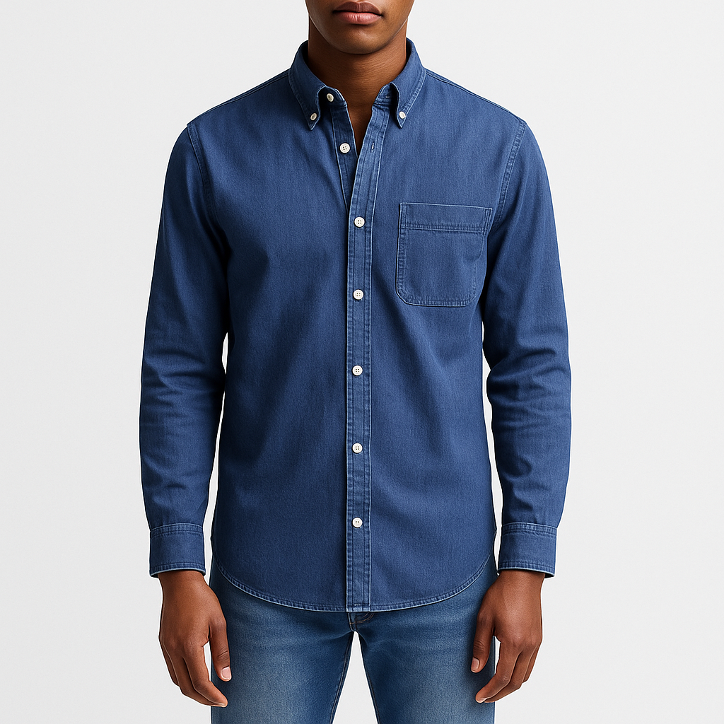 Alex | Cotton Button-Up Shirt for Men
