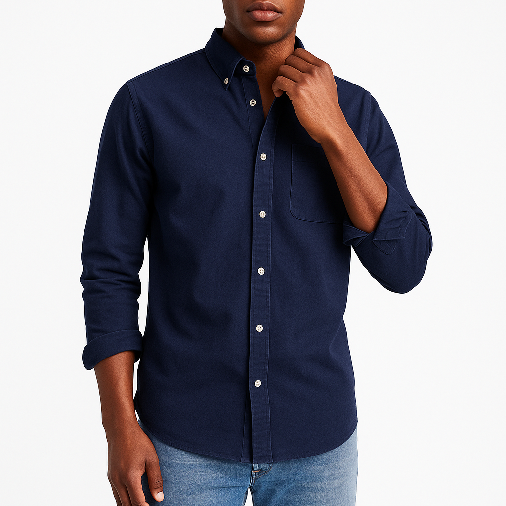 Alex | Cotton Button-Up Shirt for Men