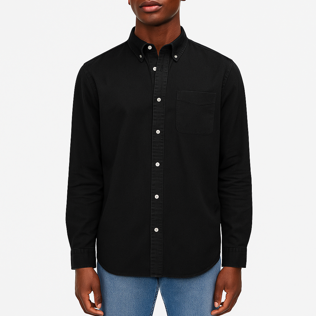 Jake | Classic Denim Button-Up Shirt