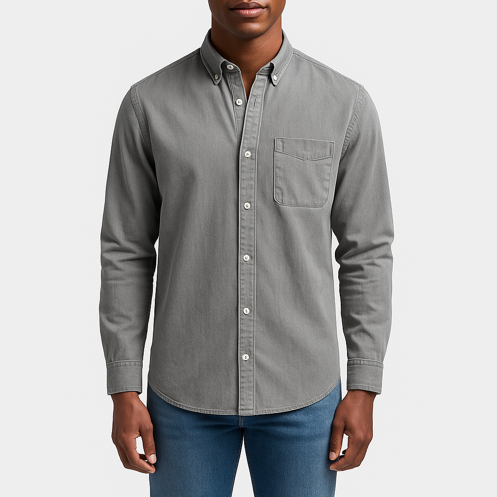 Jake | Classic Denim Button-Up Shirt