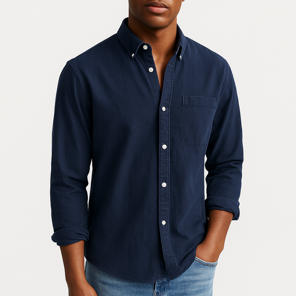 Jake | Classic Denim Button-Up Shirt
