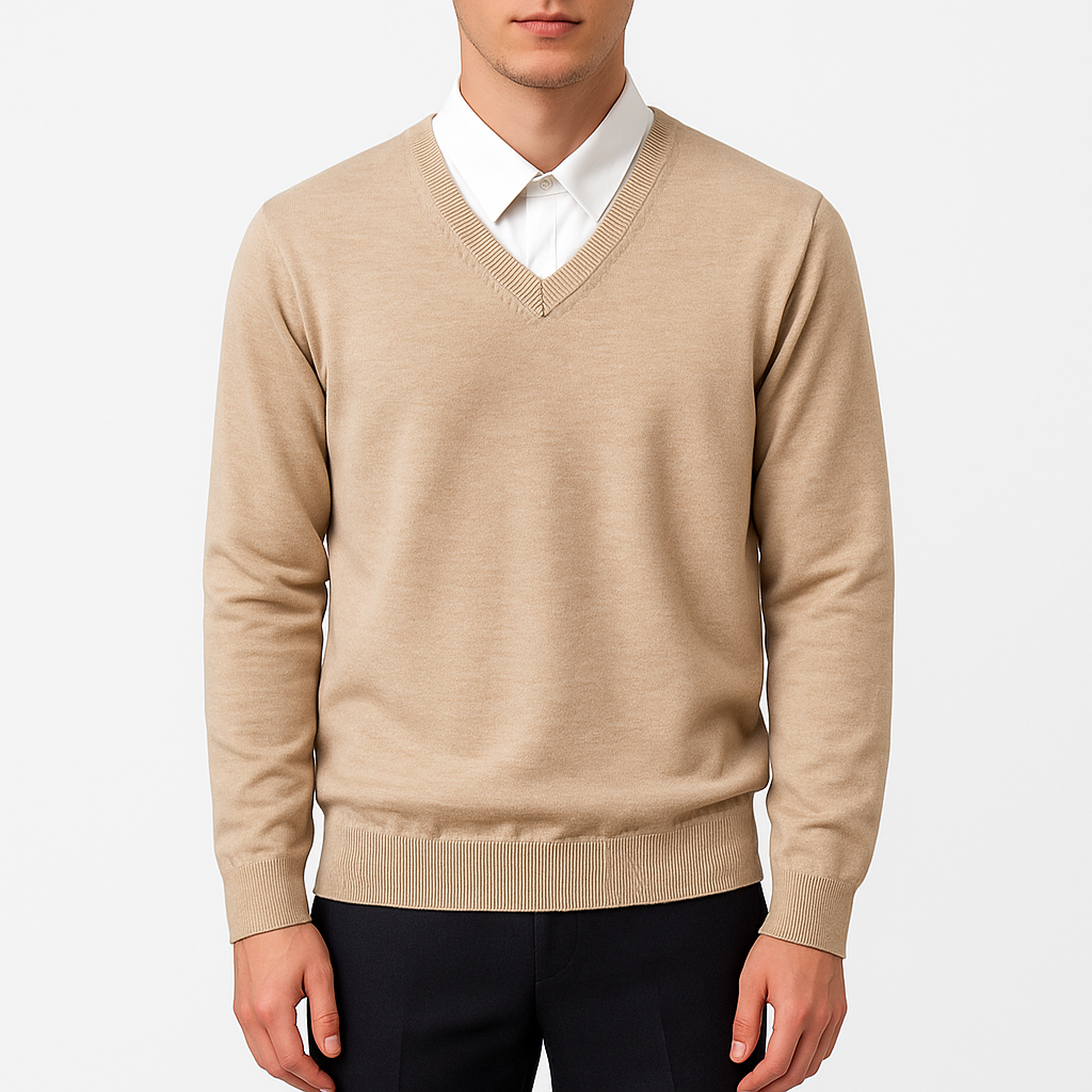 Emerson | Elegant V-Neck Sweater
