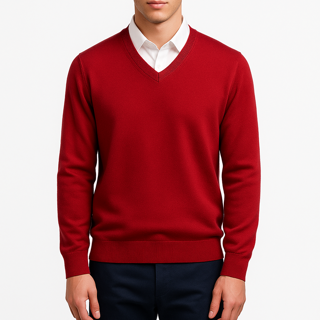 Emerson | Elegant V-Neck Sweater