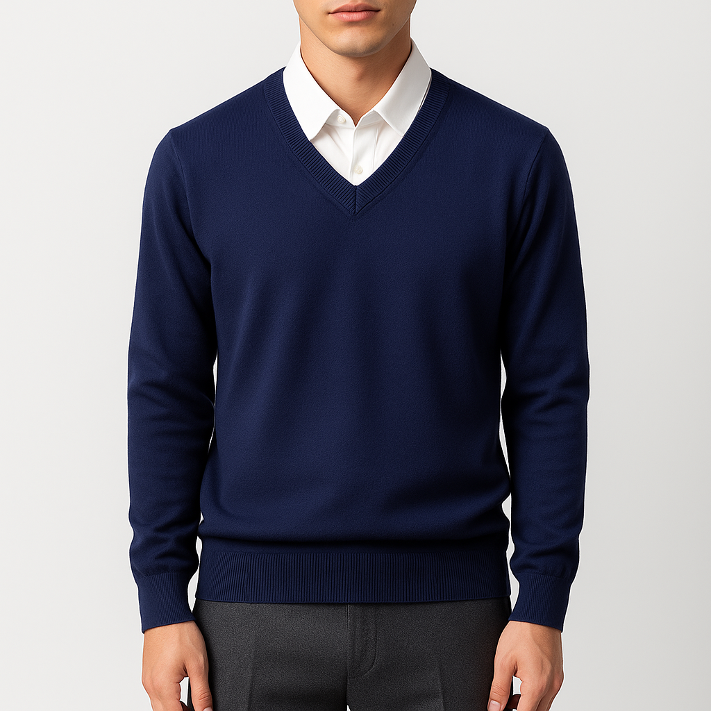 Tom | Elegant V-Neck Sweater for Men