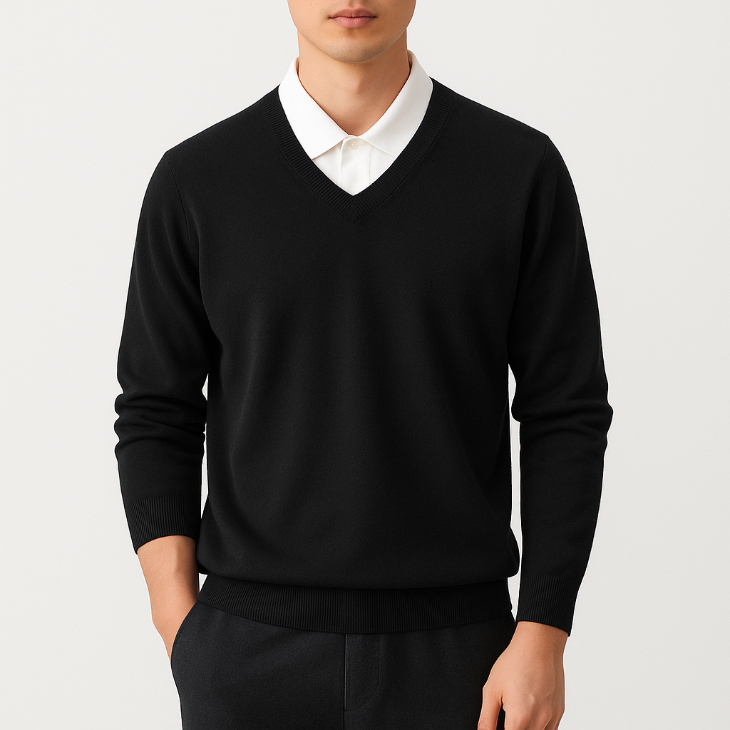 Tom | Elegant V-Neck Sweater for Men