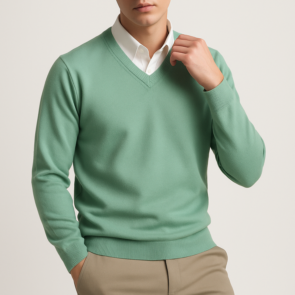 Tom | Elegant V-Neck Sweater for Men