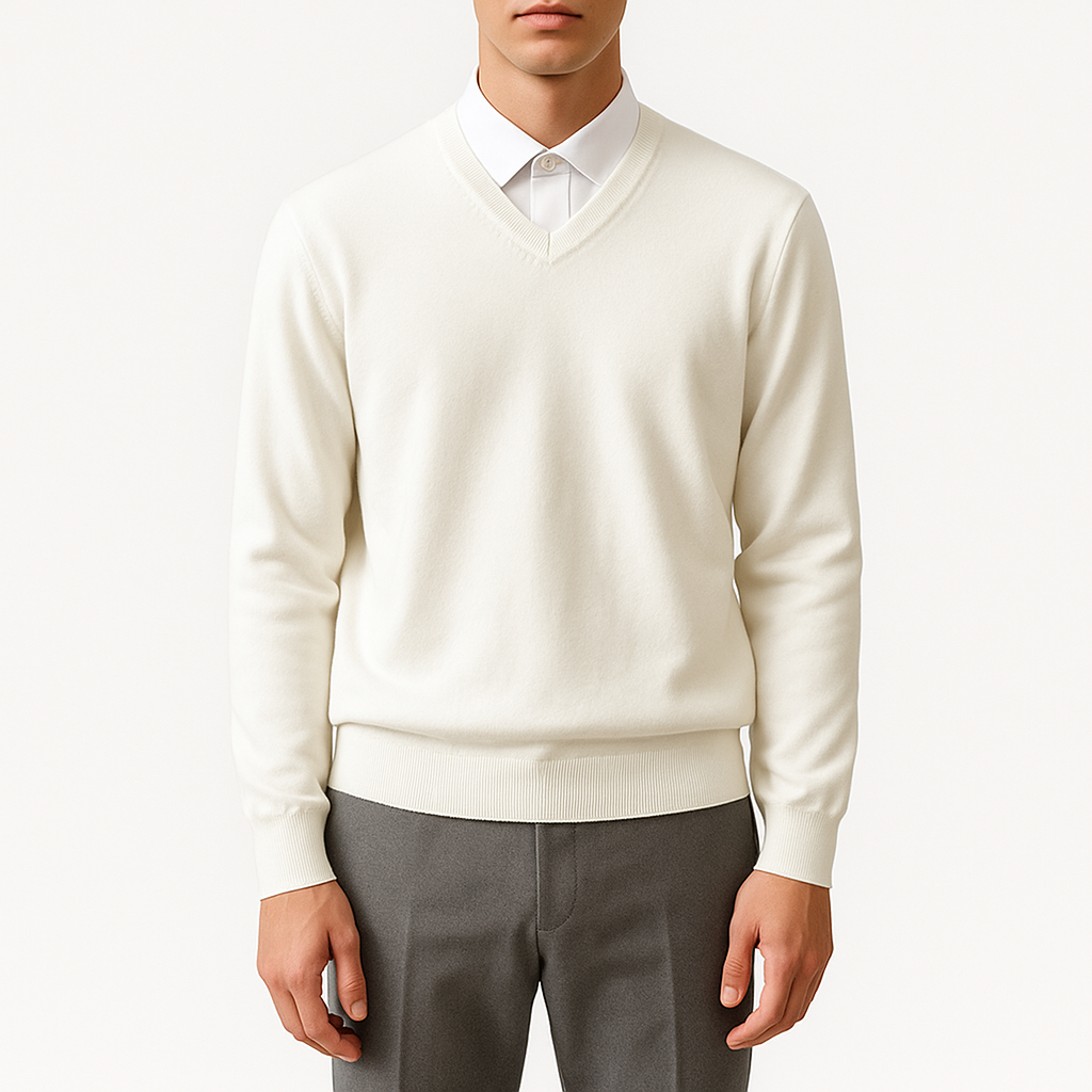 Emerson | Elegant V-Neck Sweater