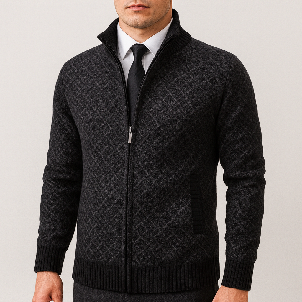 Mike | Slim Fit Knit Cardigan for Men