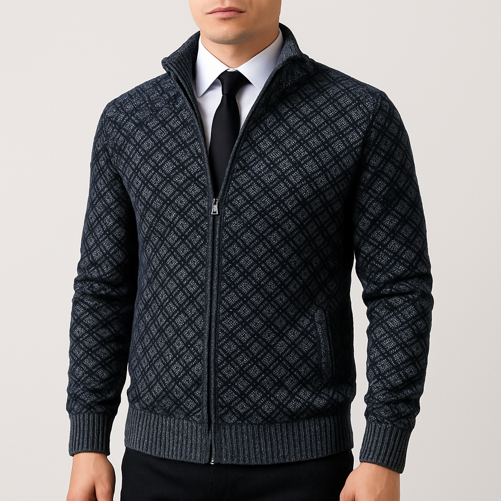 Mike | Slim Fit Knit Cardigan for Men
