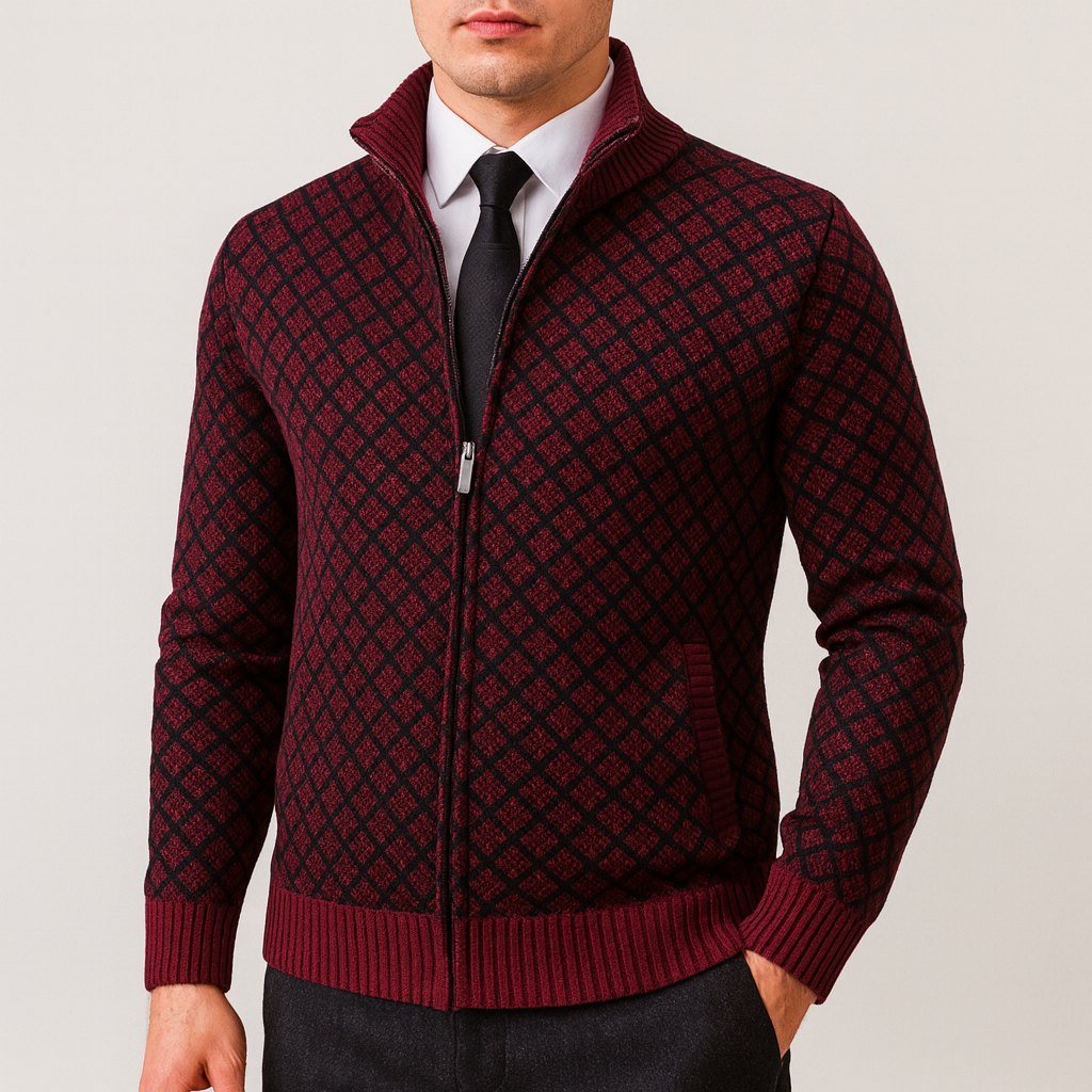 Mike | Slim Fit Knit Cardigan for Men