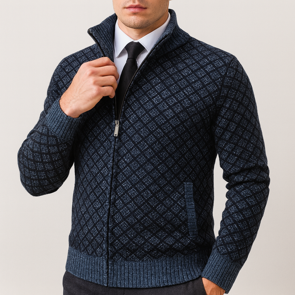 Mike | Slim Fit Knit Cardigan for Men