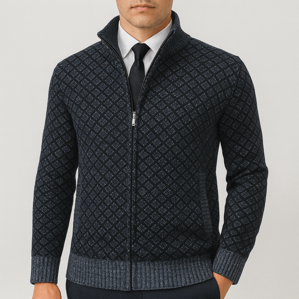John | Fitted Zip Cardigan for Men
