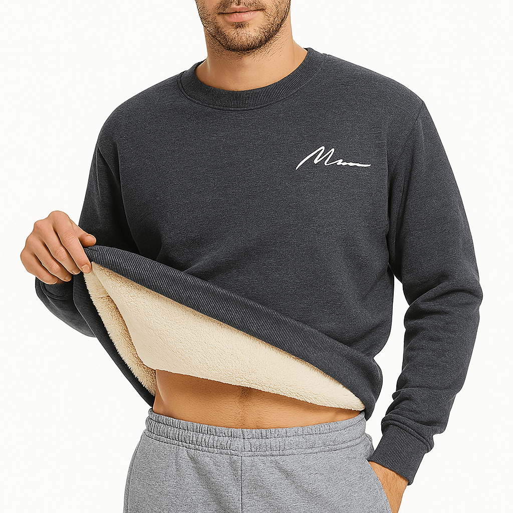 Luke | Cozy Fleece-Lined Sweatshirt for Men