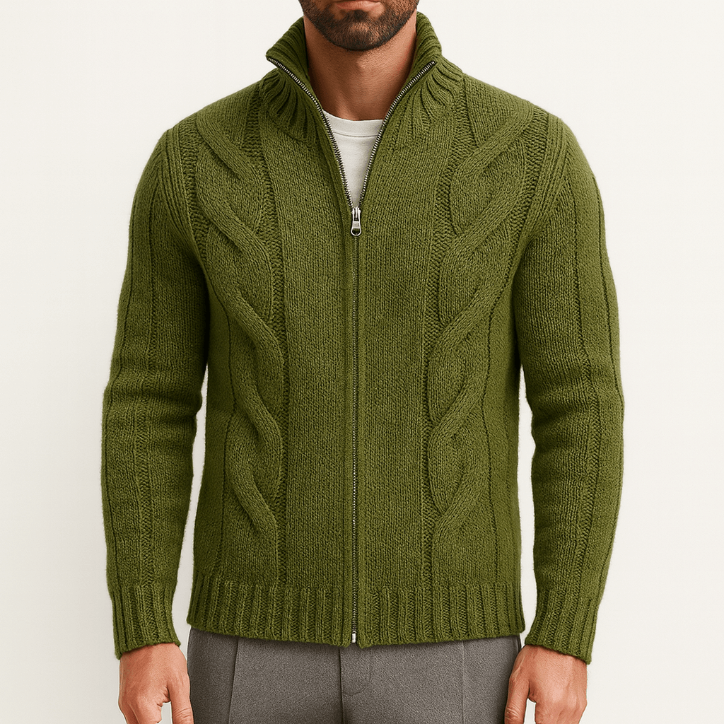 Ben | Full-Zip Knit Cardigan for Men