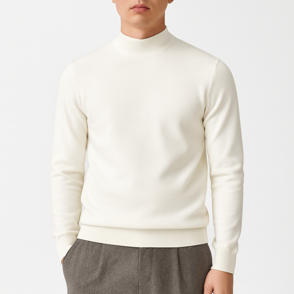Ryan | Cozy Half Turtleneck Knit Sweater