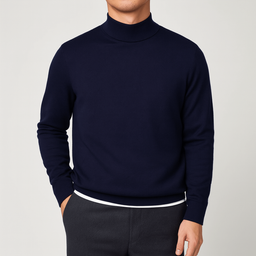 Ryan | Cozy Half Turtleneck Knit Sweater