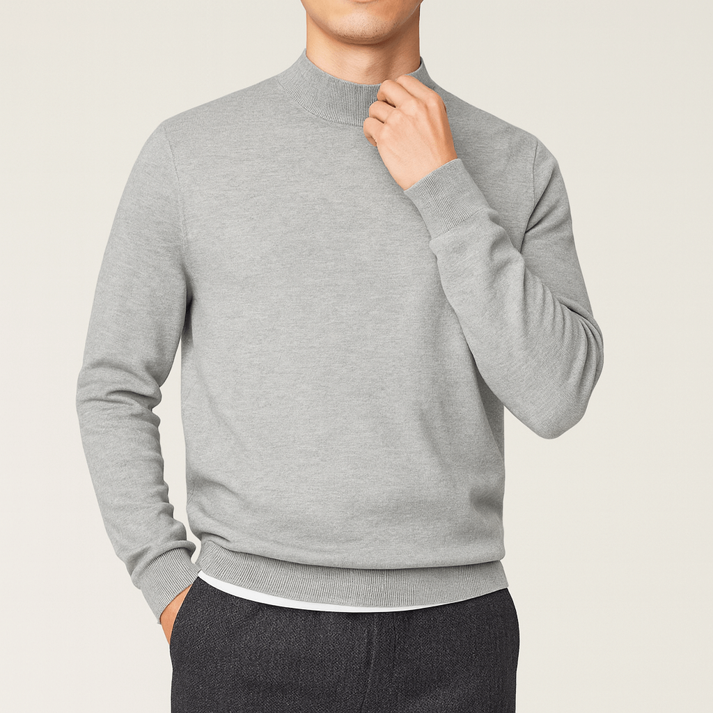 Ryan | Cozy Half Turtleneck Knit Sweater