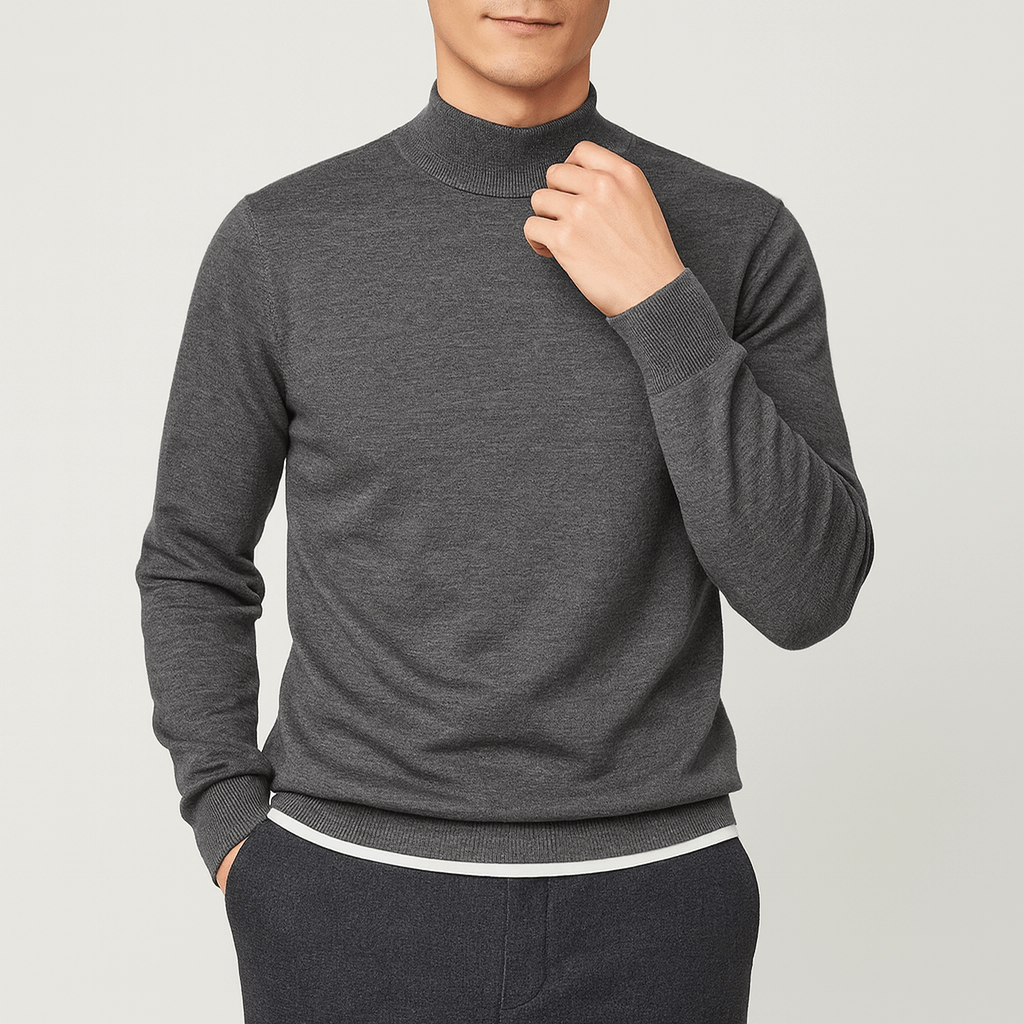 Ryan | Cozy Half Turtleneck Knit Sweater