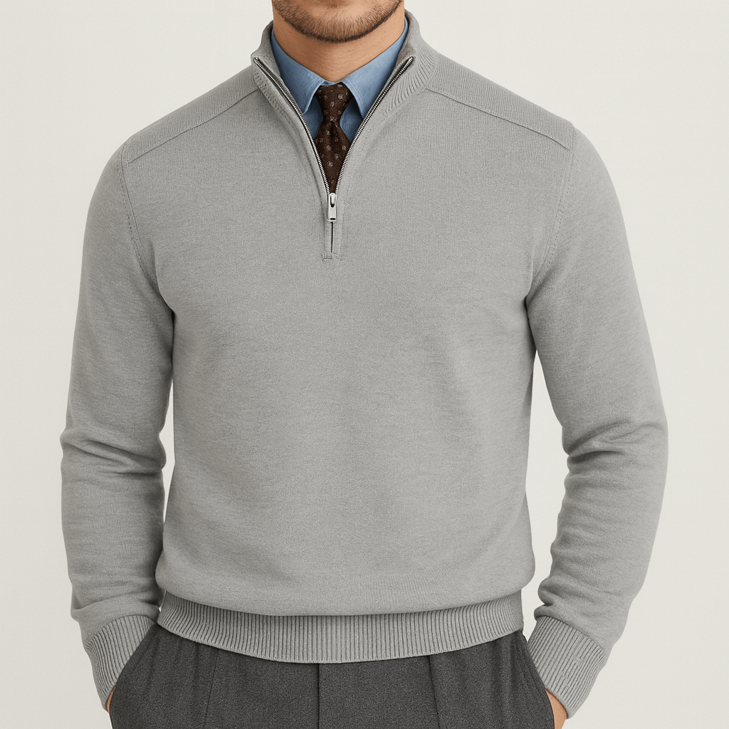 John | Half-Zip Knit Sweater for Men