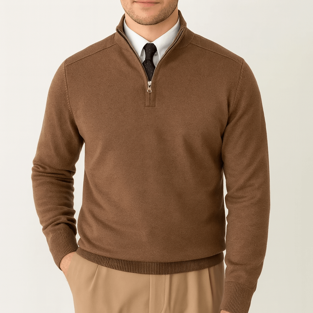 John | Half-Zip Knit Sweater for Men