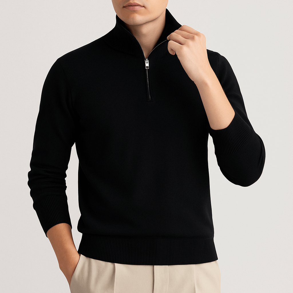 Alex | Cozy Knit Zip-Up Sweater for Men