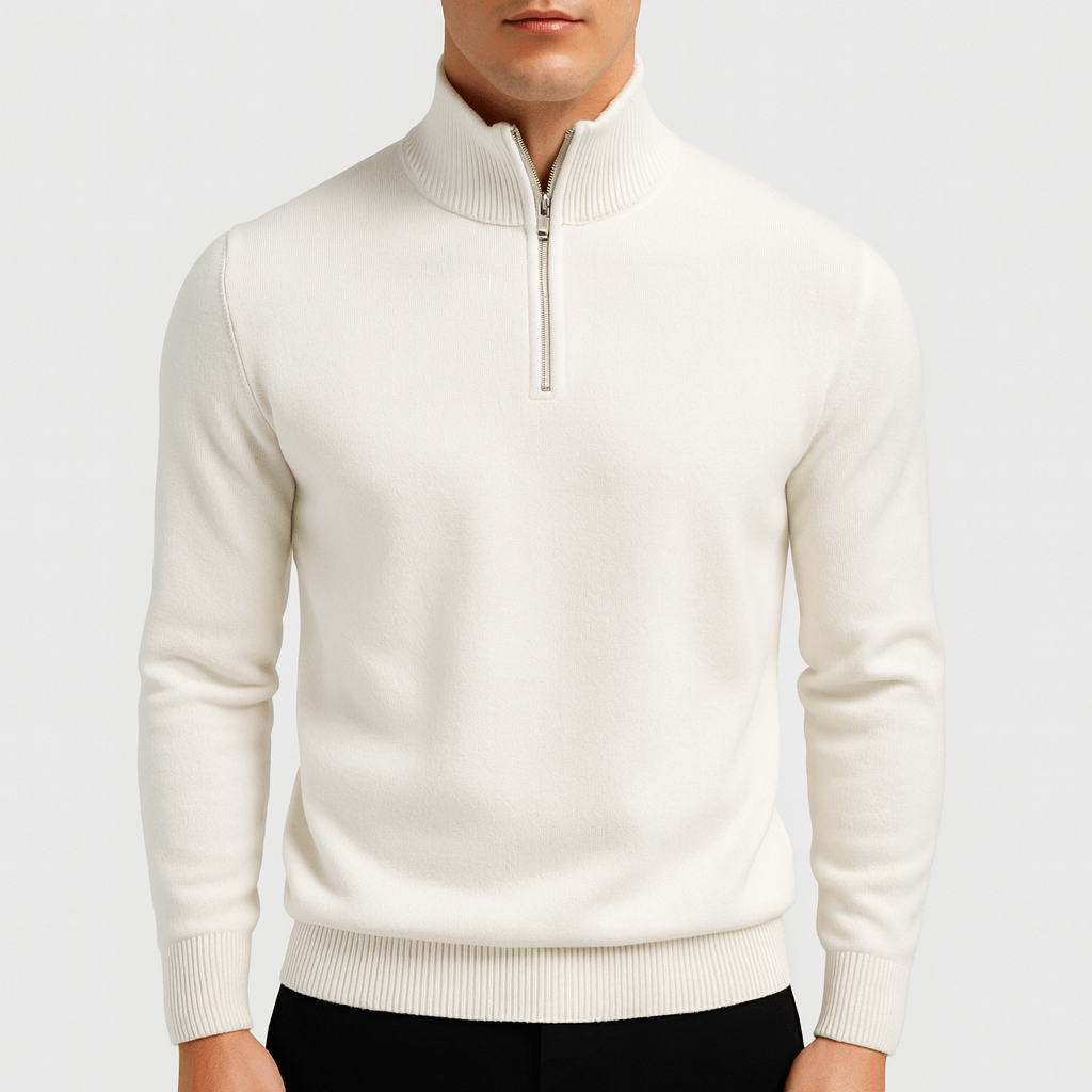 Alex | Cozy Knit Zip-Up Sweater for Men