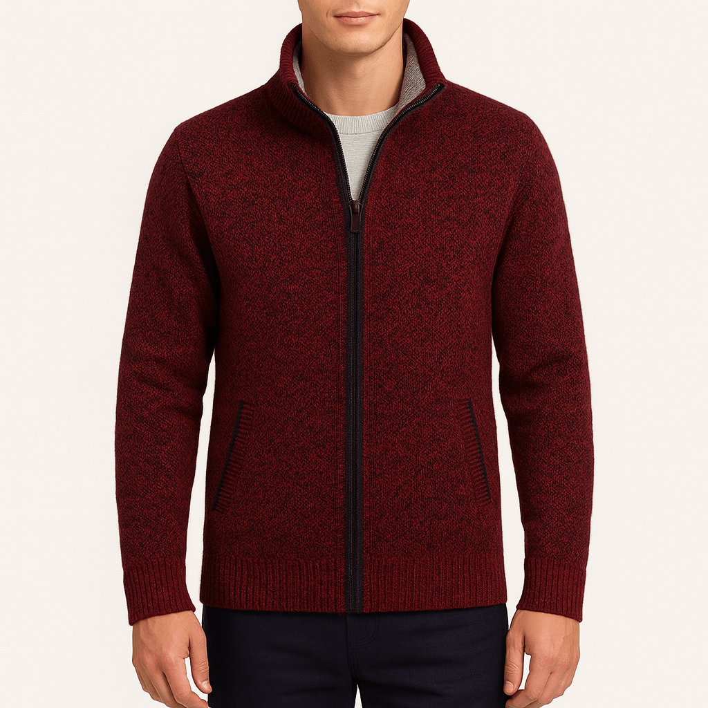 Alex | Knitted Zip Cardigan for Men