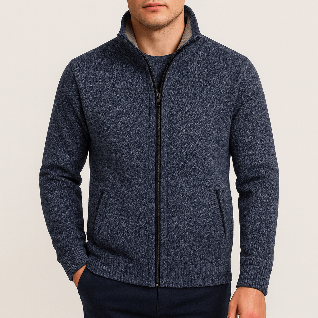 Alex | Knitted Zip Cardigan for Men