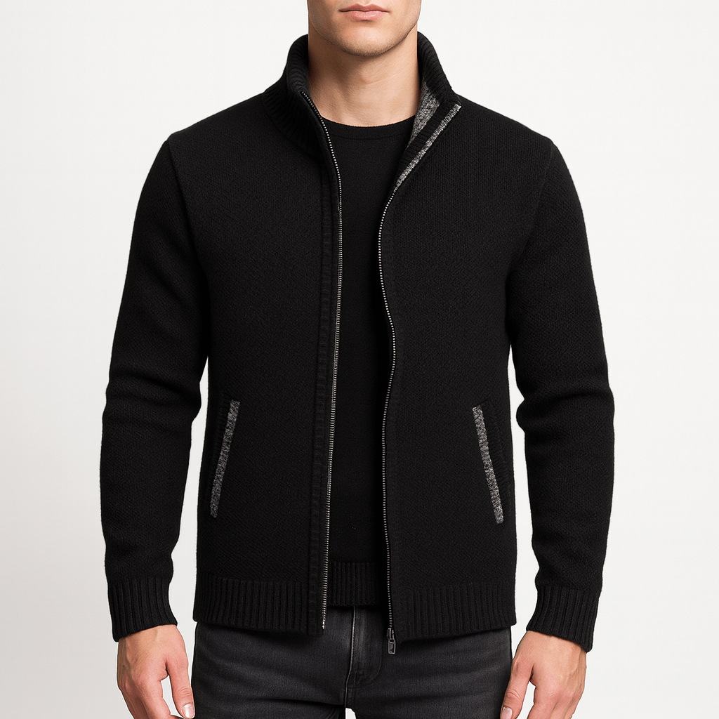 Alex | Knitted Zip Cardigan for Men