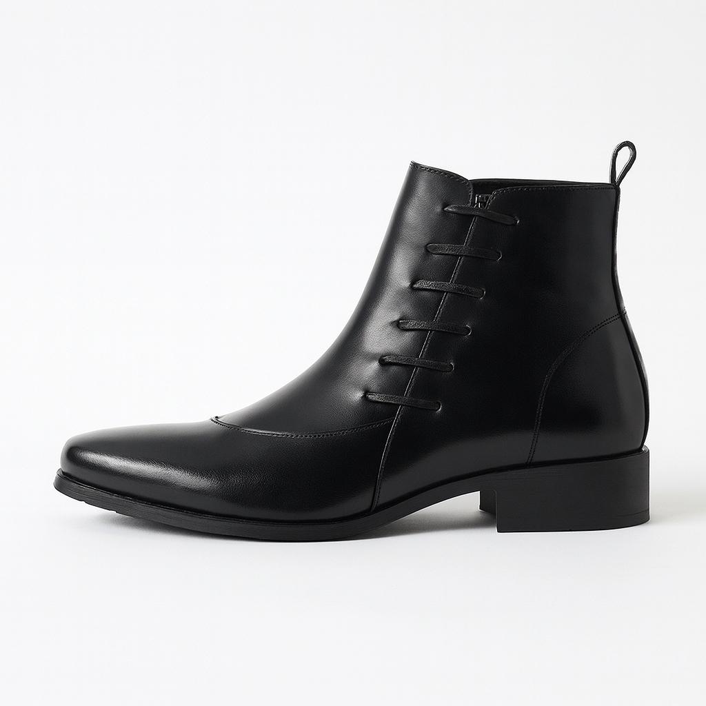 Ryan | Elegant Leather Dress Boots for Men