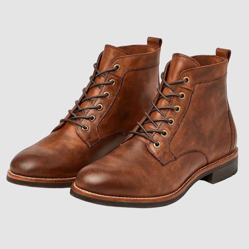Reid | Leather Lace Boots