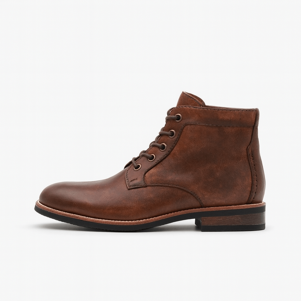 Alex | Elegant Leather Lace-Up Boots