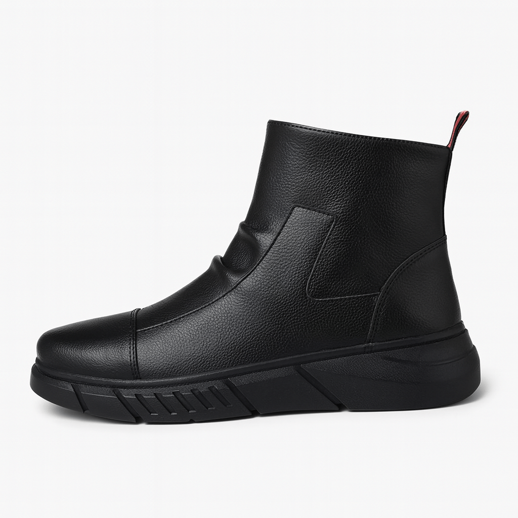 Josh | Premium Leather Zip Ankle Boots