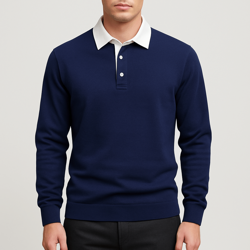 Jake | Lightweight Polo Sweater for Men