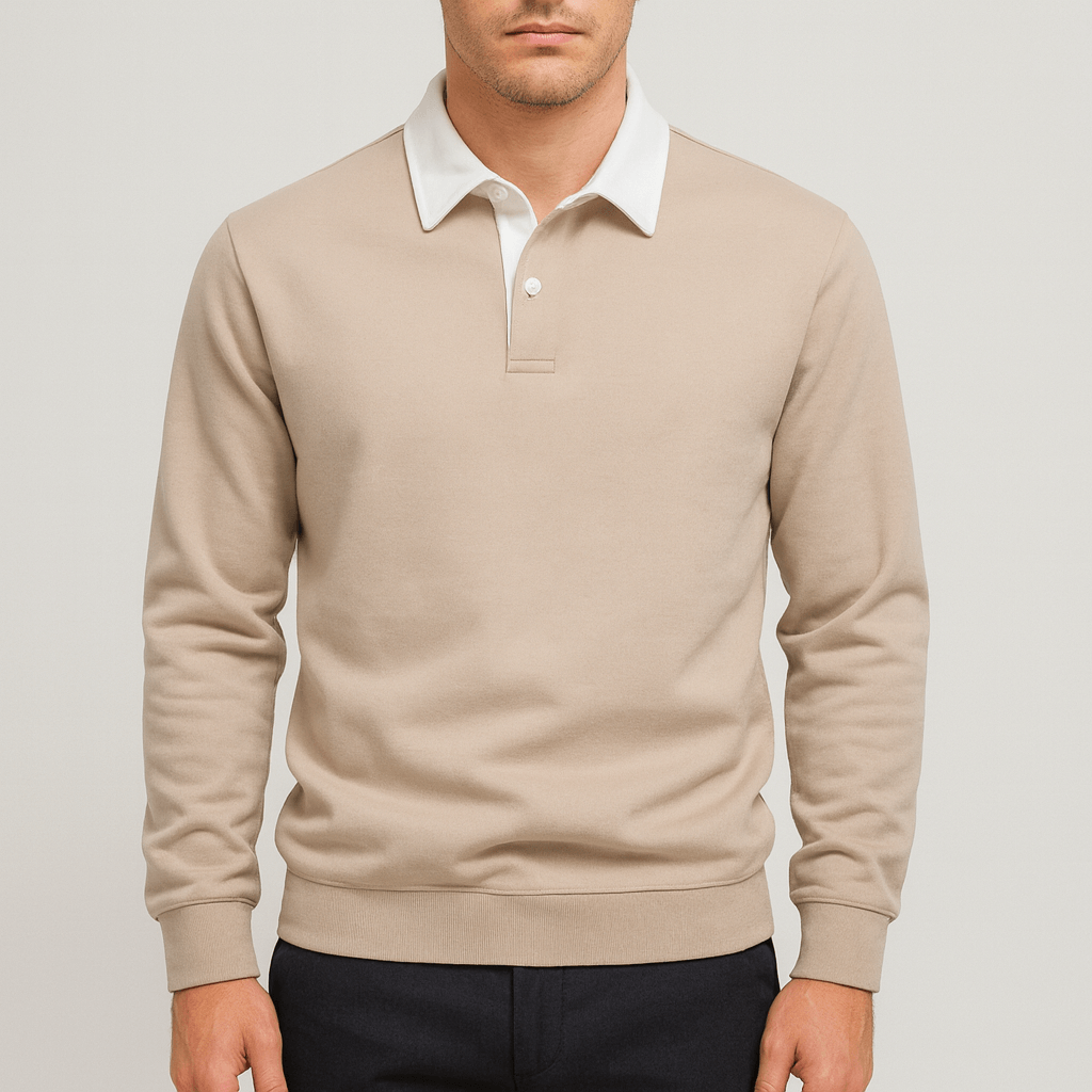 Jake | Lightweight Polo Sweater for Men