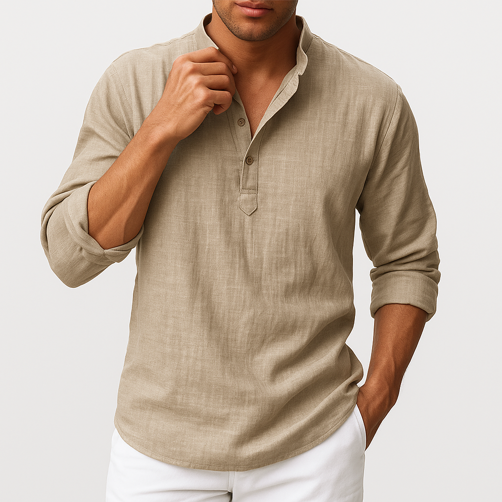 Ryan | Linen Blend Casual Shirt for Men